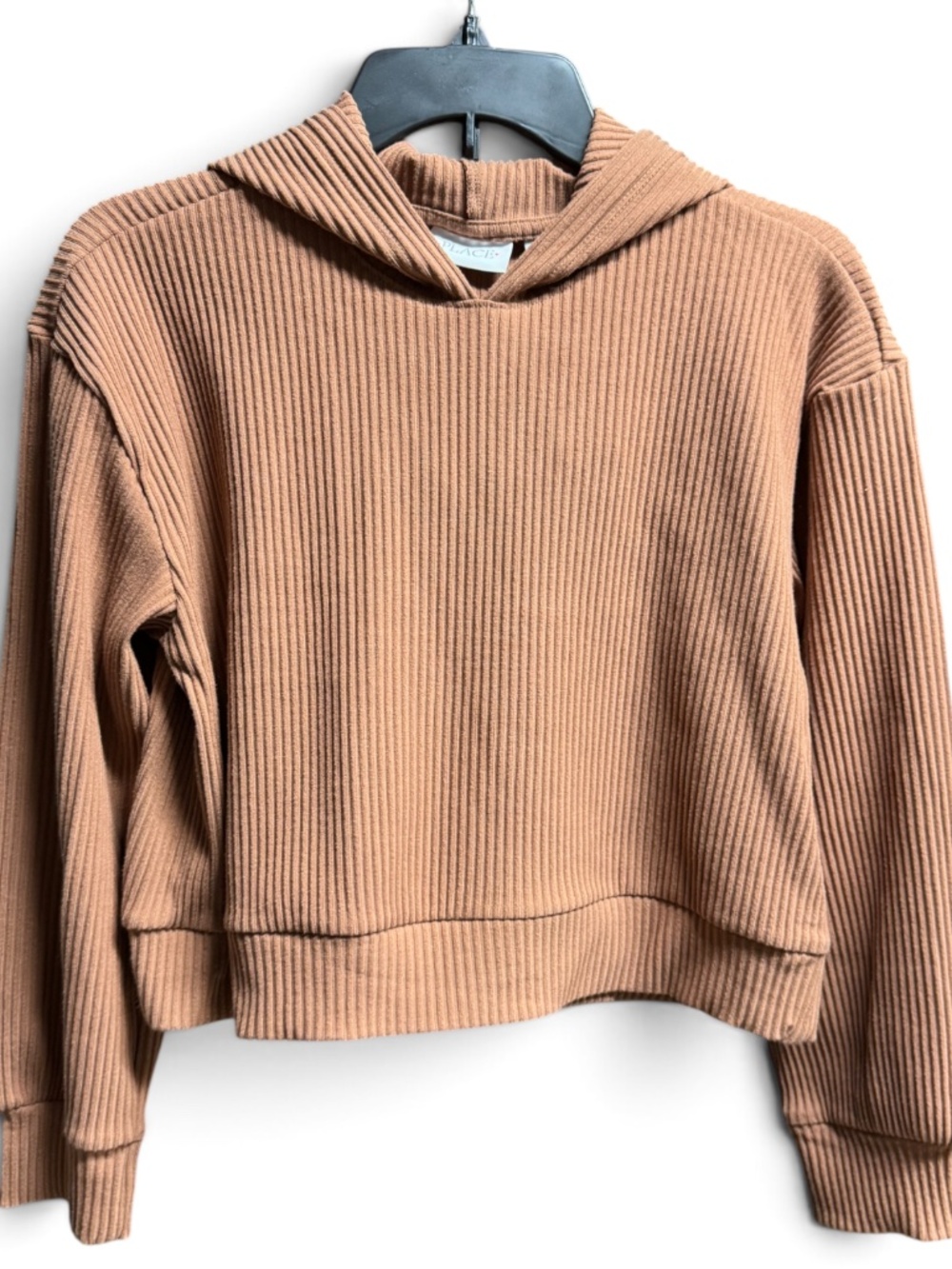 The Children's Place Girls XL 14 Pecan Pie Plush Rib Hoodie NWT